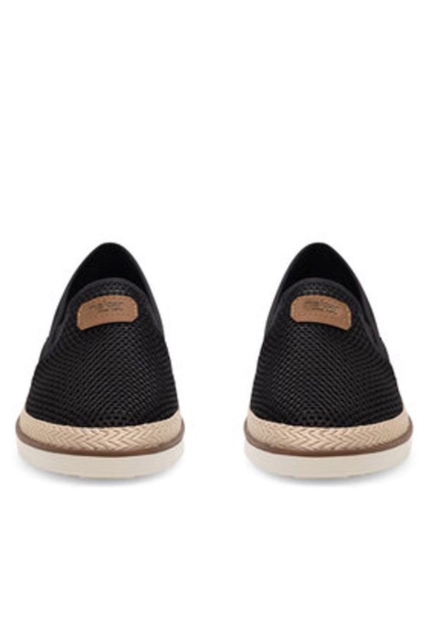 Rieker Espadryle B2366-00 Czarny. Kolor: czarny. Materiał: materiał