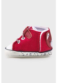 Mayoral Newborn - Mayoral - Buty dziecięce. Nosek buta: okrągły. Zapięcie: rzepy. Kolor: czerwony. Materiał: syntetyk, materiał. Szerokość cholewki: normalna #3