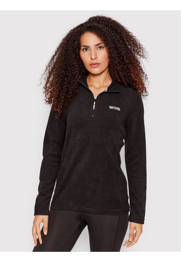 Regatta Polar Sweetheart RWA027 Czarny Regular Fit. Kolor: czarny. Materiał: syntetyk