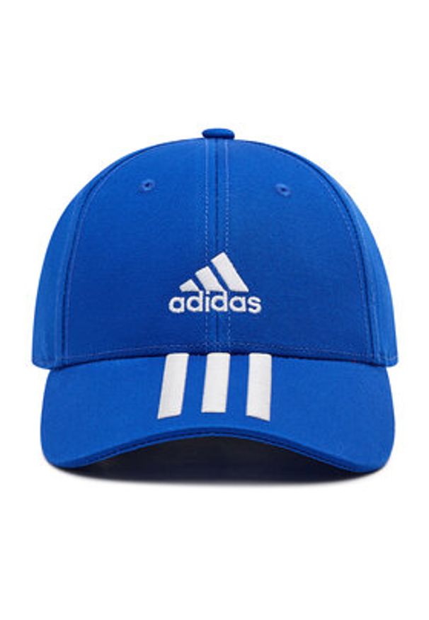 Adidas - adidas Czapka z daszkiem Bball 3S Cap Ct GS2080 Niebieski. Kolor: niebieski. Materiał: materiał