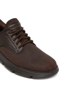 skechers - Skechers Sneakersy Garza-Gervin 205046/CHOC Brązowy. Kolor: brązowy. Materiał: skóra #6