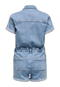 only - ONLY Kombinezon Castel 15344704 Niebieski Regular Fit. Kolor: niebieski. Materiał: bawełna, jeans #5