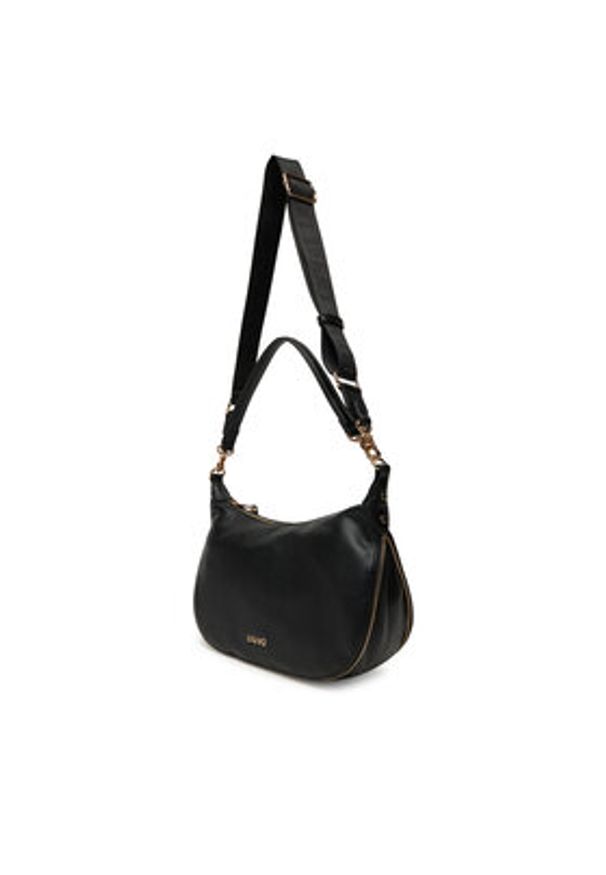 Liu Jo Torebka Esc M Hobo AF5133 E0058 Czarny. Kolor: czarny. Materiał: skórzane