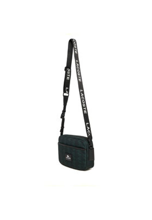 Lacoste Saszetka NH5070BZ Zielony. Kolor: zielony. Materiał: materiał