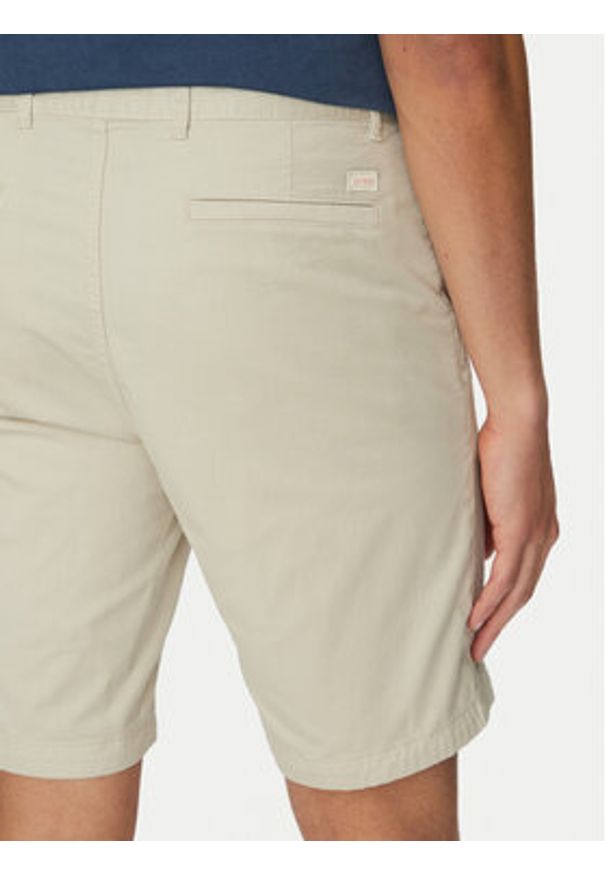 BOSS Szorty materiałowe 50536723 Beżowy Slim Fit. Kolor: beżowy. Materiał: bawełna