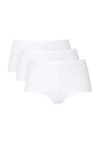 Cellbes Bezszwowe majtki z wysokim stanem 3 Pack biały female biały 62/64. Stan: podwyższony. Kolor: biały. Materiał: bawełna #1