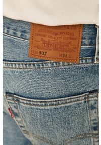 Levi's® - Levi's - Szorty jeansowe 501. Okazja: na spotkanie biznesowe, na co dzień. Kolor: niebieski. Materiał: jeans. Wzór: gładki. Styl: biznesowy, casual #3