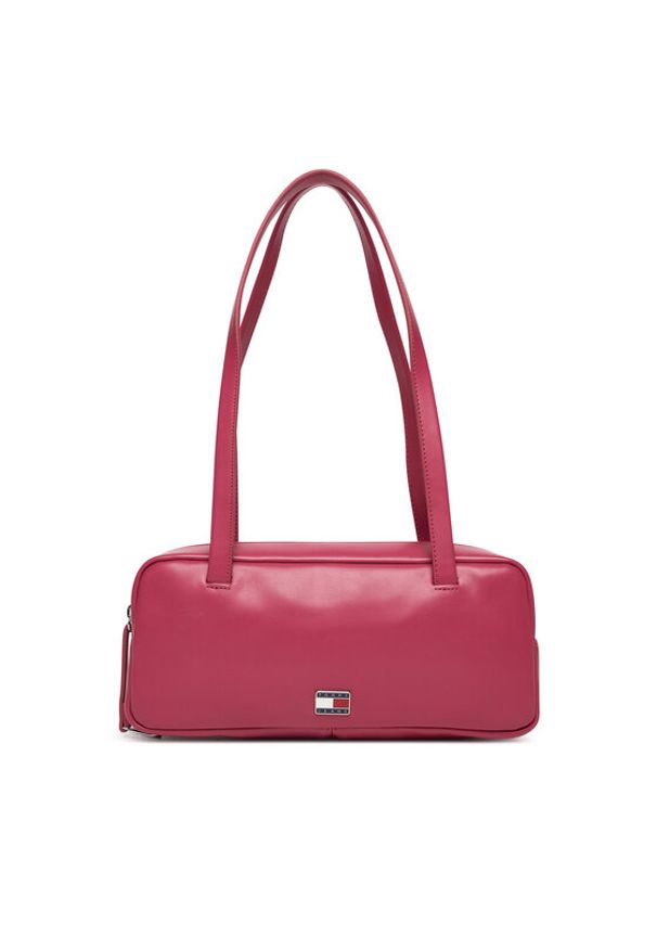 Tommy Jeans Torebka Tjw City Shoulder Bag AW0AW18075 Czerwony. Kolor: czerwony. Materiał: skórzane