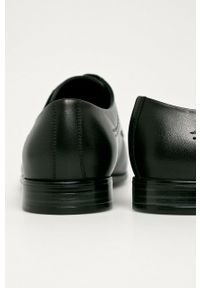 Wojas - Półbuty skórzane. Nosek buta: okrągły. Zapięcie: sznurówki. Kolor: czarny. Materiał: skóra #2