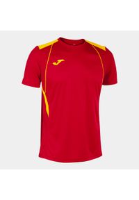 Jersey Joma Championship VII. Kolor: czerwony, wielokolorowy, żółty. Materiał: jersey. Sport: piłka nożna #1
