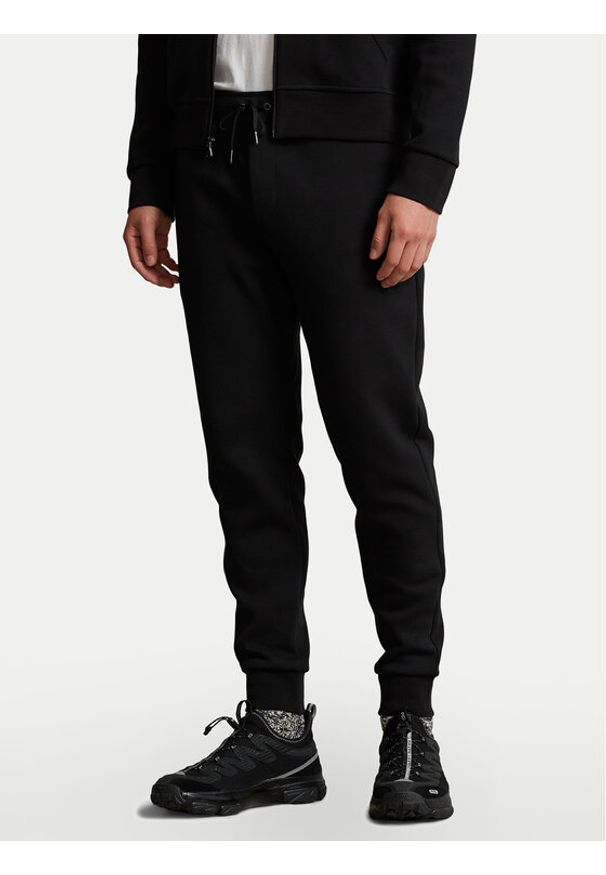 Polo Ralph Lauren Spodnie dresowe 710888283 Czarny Regular Fit. Kolor: czarny. Materiał: bawełna