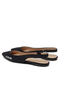 Love Moschino - LOVE MOSCHINO Baleriny JA11021G1MIM0000 Czarny. Kolor: czarny. Materiał: materiał #4