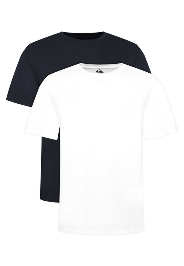 Quiksilver Komplet t-shirtów Salt Water EQYZT08137 Czarny Regular Fit. Kolor: czarny. Materiał: bawełna