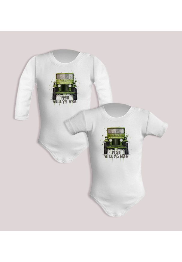 nikiniki - Willys — body (Rozmiar: 12M; Długość rękawa: krótki; Rodzaj nadruku: Willys). Materiał: bawełna. Wzór: nadruk
