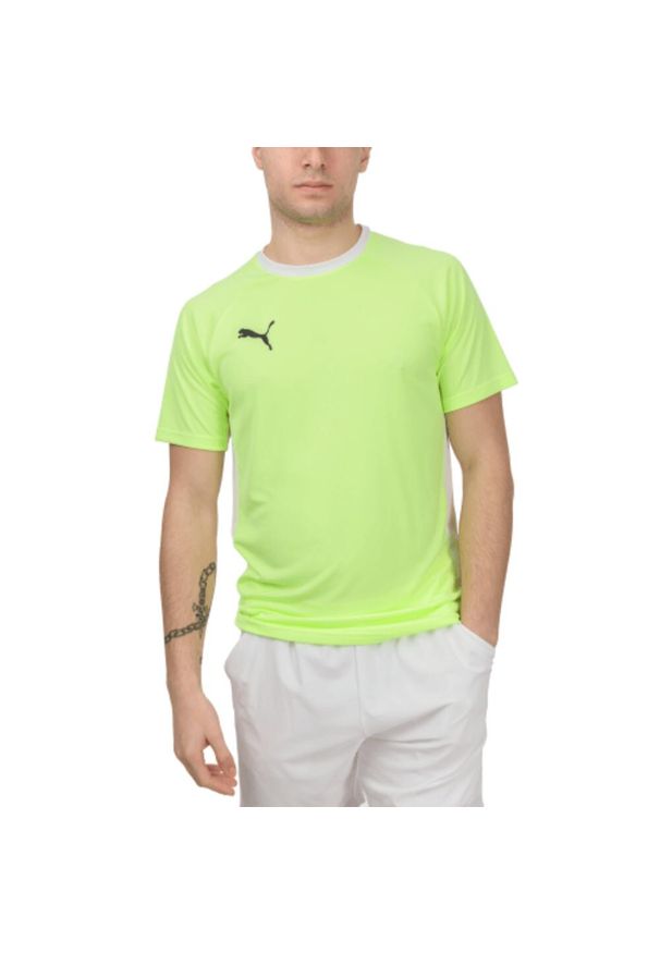 Koszulka z krótkim rękawem Męska Puma 931832 01 Żółty. Kolor: żółty. Długość rękawa: krótki rękaw. Długość: krótkie