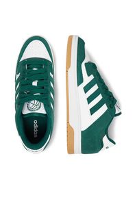 Adidas - adidas Sneakersy RAPID COURT LOW JR1009 WB Zielony. Kolor: zielony. Materiał: zamsz, skóra #4