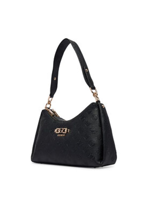 Guess Torebka Anise HWPD99 16180 Czarny. Kolor: czarny. Materiał: skórzane