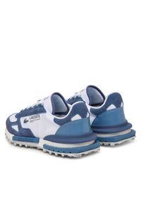 Lacoste Sneakersy Elite Active 51SMA0142 Niebieski. Kolor: niebieski. Materiał: skóra, zamsz #5