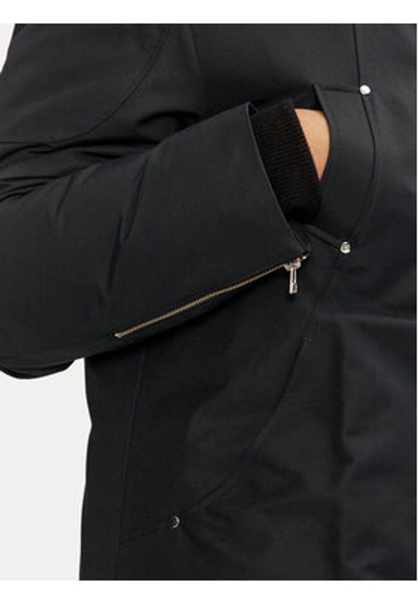 Moose Knuckles Kurtka puchowa M32MP261SX Granatowy Regular Fit. Kolor: niebieski. Materiał: bawełna