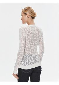 Guess Sweter W4RR28 Z3C90 Biały Slim Fit. Kolor: biały. Materiał: syntetyk #3