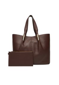Elisabetta Franchi Torebka BS-41A-56E2-V440 Brązowy. Kolor: brązowy. Materiał: skórzane