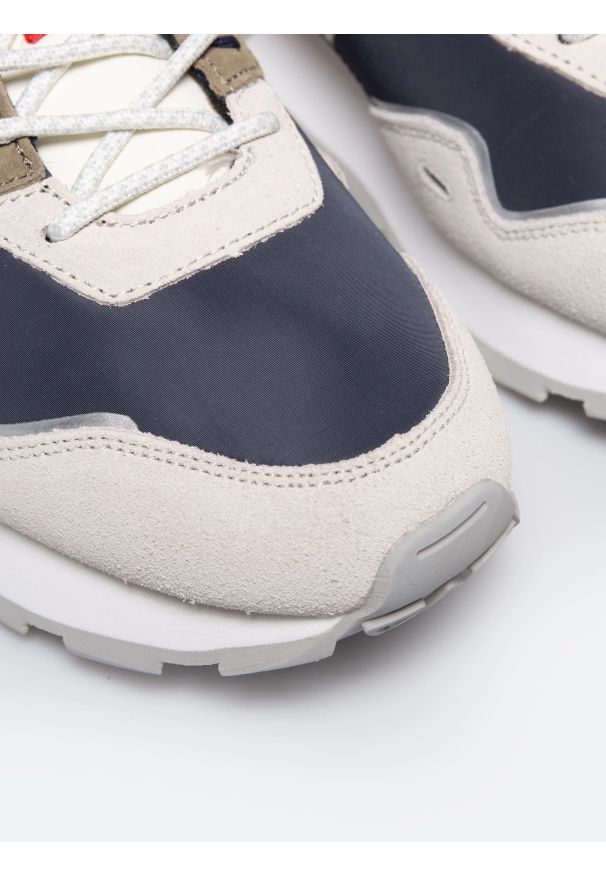 Big-Star - Sneakersy męskie granatowo-beżowe RR174474 403. Okazja: na co dzień. Kolor: niebieski. Materiał: tkanina