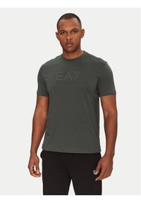 EA7 Emporio Armani T-Shirt 7M000224 AF10375 U8109 Szary Regular Fit. Kolor: szary. Materiał: bawełna