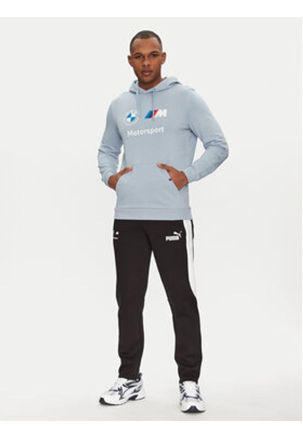 Puma Bluza BMW MMS Ess 624162 Błękitny Regular Fit. Kolor: niebieski. Materiał: syntetyk, bawełna