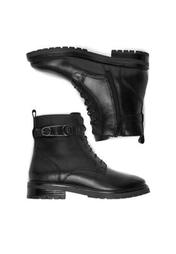 Lasocki Trzewiki CEO-WB-GINEVRA-34 Czarny. Kolor: czarny. Materiał: skóra