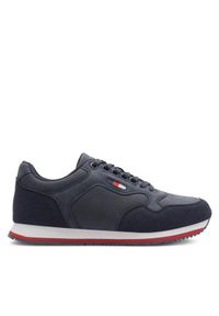 Lanetti Sneakersy MP07-01409-08 Granatowy. Kolor: niebieski