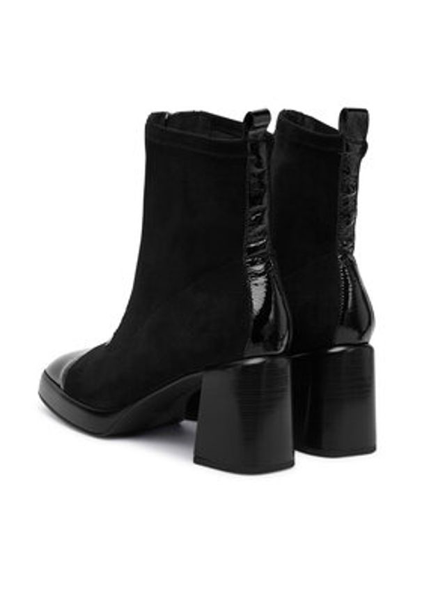 Hispanitas Botki HI254230 Czarny. Kolor: czarny. Materiał: materiał