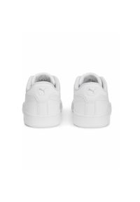 Puma - Młodzieżowe skórzane sneakersy Smash 3.0 PUMA. Zapięcie: sznurówki. Kolor: biały, wielokolorowy, szary. Materiał: skóra. Szerokość cholewki: normalna. Sport: turystyka piesza