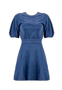 Elisabetta Franchi Sukienka | AB-969-3948-V283 | Kobieta | Niebieski. Okazja: na co dzień. Kolor: niebieski. Materiał: bawełna, elastan, wiskoza. Typ sukienki: proste. Styl: casual #3