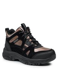 skechers - Skechers Trapery Brilliant Hue 158350/BLK Czarny. Kolor: czarny. Materiał: materiał #6