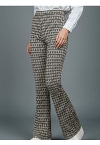 Sinsay - Wzorzyste spodnie flare - wielobarwny #1