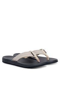 TOMMY HILFIGER - Tommy Hilfiger Japonki Molded Padded Hilfiger B Sandal FM0FM05901 Szary. Kolor: szary. Materiał: materiał #4