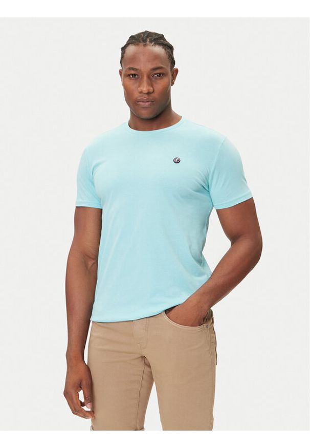 Petrol Industries T-Shirt M-ROS-TSR002 Niebieski Regular Fit. Kolor: niebieski. Materiał: bawełna