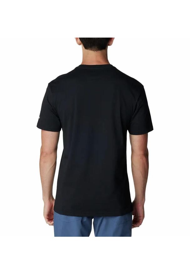 columbia - Koszulka Męska Columbia CSC Basic Logo Short Sleeve T-Shirt. Kolor: biały, wielokolorowy, czarny