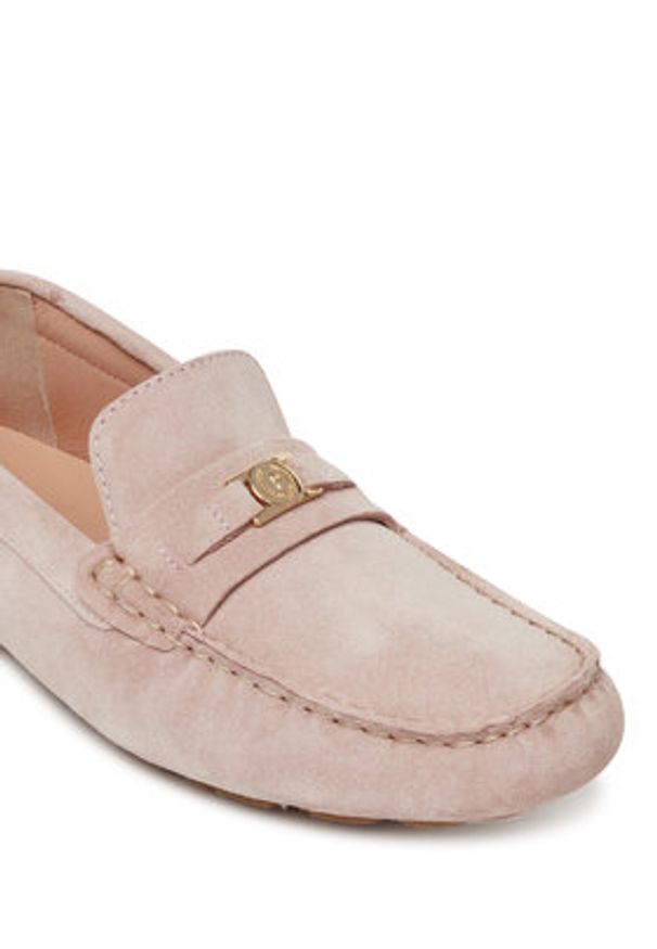 Pollini Mokasyny SA10151G1MTF0630 Różowy. Kolor: różowy. Materiał: zamsz, skóra