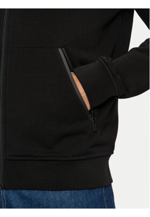 Karl Lagerfeld - KARL LAGERFELD Bluza 705031 544910 Czarny Regular Fit. Typ kołnierza: dekolt w karo. Kolor: czarny. Materiał: bawełna