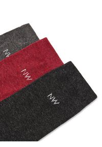 Nine West Skarpety CEO_AS_NW_05_W_AW25 (3 PACK) Szary. Kolor: szary. Materiał: materiał, bawełna #3