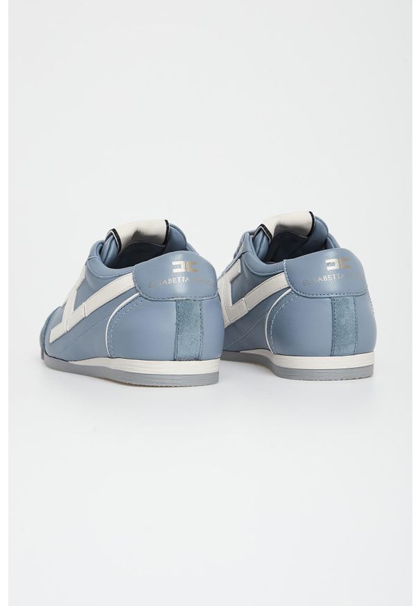 Elisabetta Franchi - Sneakersy damskie skórzane ELISABETTA FRANCHI. Materiał: skóra