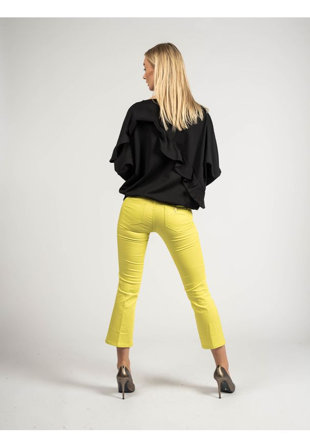 Liu Jo - Liu-Jo Jeansy "Glam" | WA0185 T7144 | Glam | Kobieta | Żółty, Zielony. Kolor: zielony, wielokolorowy, żółty. Wzór: aplikacja