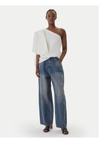 Eleh Jeansy EL098 Niebieski Wide Leg. Kolor: niebieski #3