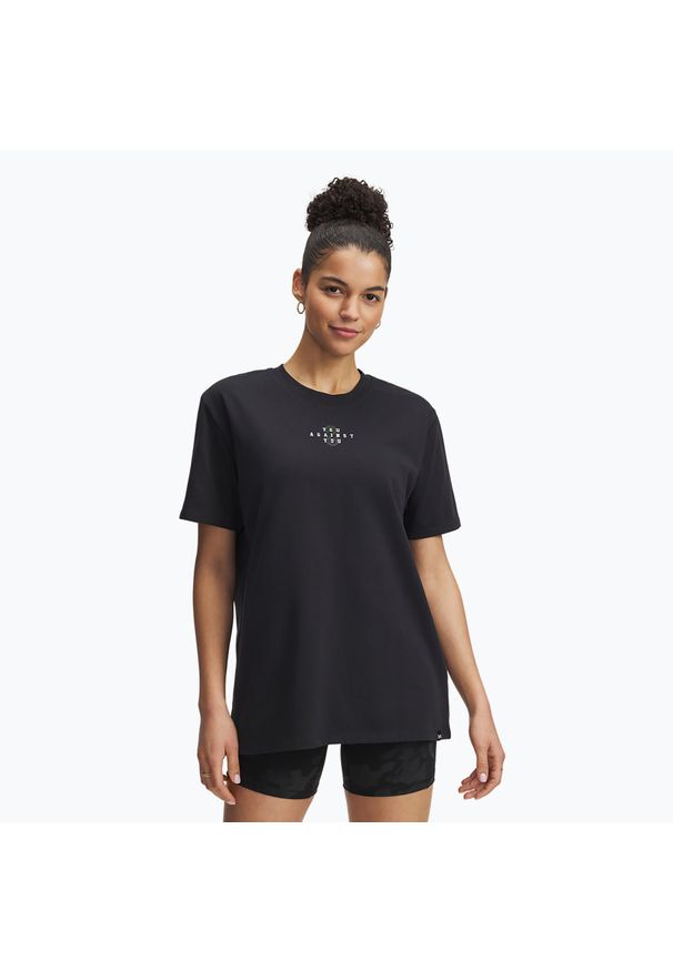 Koszulka damska Under Armour Project Rock Campus. Kolor: czarny. Sport: fitness
