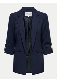 only - ONLY Marynarka Kayle 15218743 Granatowy Regular Fit. Kolor: niebieski. Materiał: syntetyk