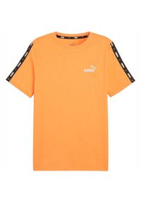 Puma - T-shirt Męski Essential. Kolor: żółty. Sport: turystyka piesza