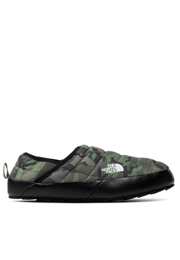 The North Face Kapcie Thermoball Traction Mule V NF0A3UZN33U Zielony. Kolor: zielony. Materiał: materiał
