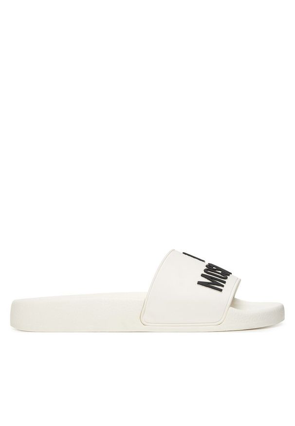 Love Moschino - Klapki LOVE MOSCHINO. Kolor: biały