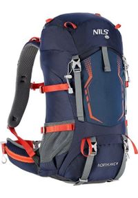 NILS EXTREME - Plecak turystyczny Nils Extreme Northlake 30 l + 10 l Granatowy. Kolor: niebieski